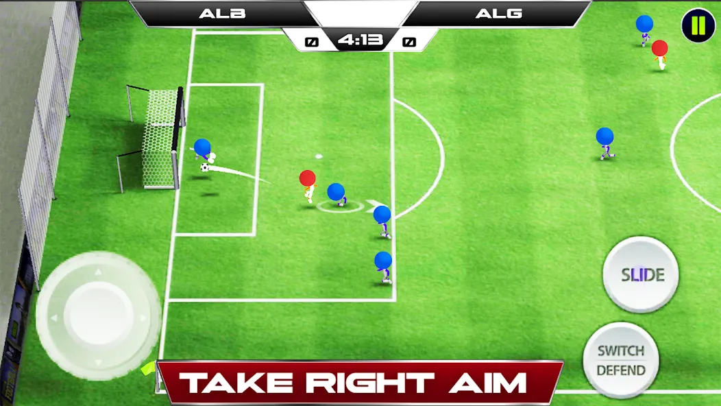 Stickman Soccer Football Game [МОД: Много денег, Монет и Все открыто] Screenshot 3