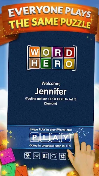 WordHero : word finding game (ВордХиро) [МОД: Меню, Бесконечные монеты и Открытые уровни] Screenshot 2
