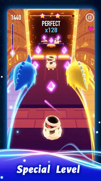 Rolling Twins: Music Ball Rush (Роллинг Твинс) [МОД: Меню, Бесконечные монеты и Открытые уровни] Screenshot 1