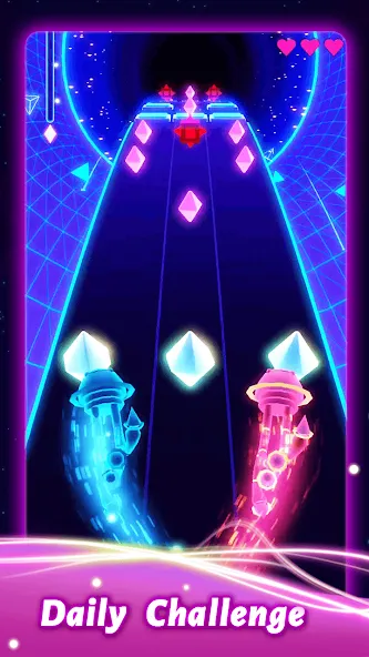 Rolling Twins: Music Ball Rush (Роллинг Твинс) [МОД: Меню, Бесконечные монеты и Открытые уровни] Screenshot 2