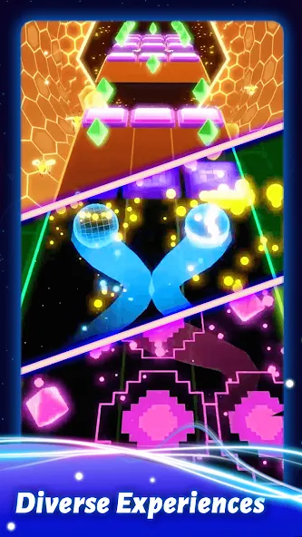 Rolling Twins: Music Ball Rush (Роллинг Твинс) [МОД: Меню, Бесконечные монеты и Открытые уровни] Screenshot 5