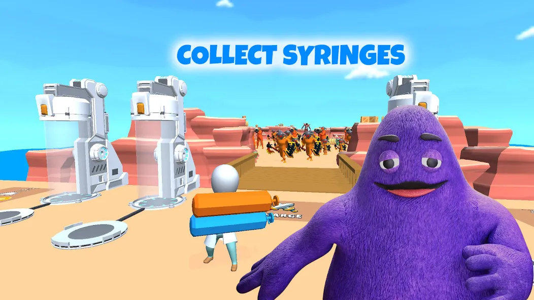 Grimace monster playground (Батл Плейграунд Монстерс) [МОД: Деньги, Монеты и Меню MOD] Screenshot 1