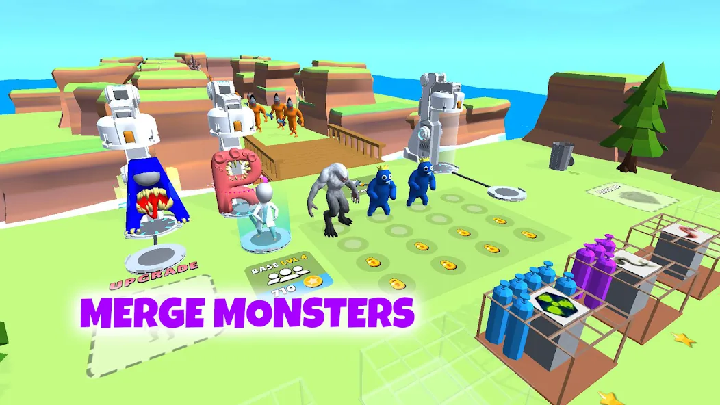 Grimace monster playground (Батл Плейграунд Монстерс) [МОД: Деньги, Монеты и Меню MOD] Screenshot 2