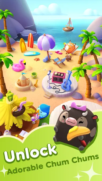 Chum Chum Blast (Чум Чум Бласт) [МОД: Много монет, Открытые уровни и Мега MOD] Screenshot 2