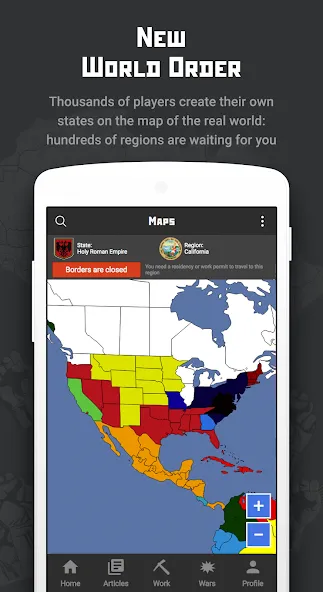Rival Regions: world strategy (Ривал Регионс) [МОД: Меню, Бесконечные монеты и Открытые уровни] Screenshot 1