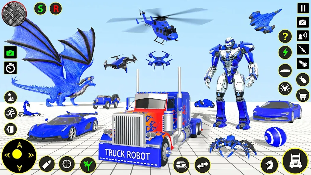 Truck Game - Car Robot Games [МОД: Деньги, Монеты и Меню MOD] Screenshot 1