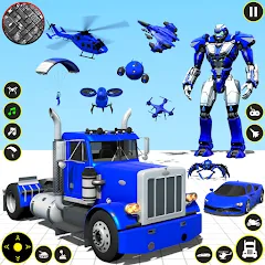 Скачать Truck Game - Car Robot Games [МОД: Деньги, Монеты и Меню MOD] | Взлом Truck Game - Car Robot Games на Андроид
