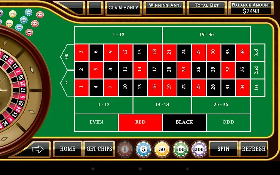 Roulette - Casino Style! (Рулетка) [МОД: Деньги, Монеты и Меню MOD] Screenshot 5