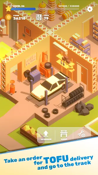 Tofu Drifter (Тофу Дрифтер) [МОД: Бесконечные деньги, Монеты и Мега MOD] Screenshot 2
