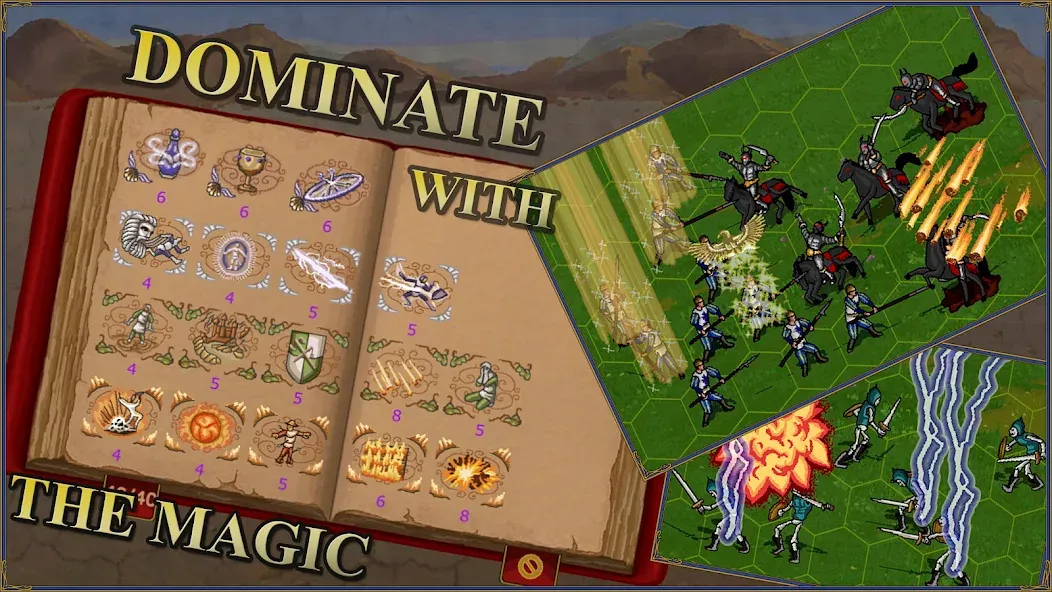 Heroes of Might: Magic arena 3 [МОД: Меню, Бесконечные монеты и Открытые уровни] Screenshot 2