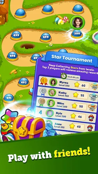 Easter Magic - Match 3 Game (Истер Мэджик) [МОД: Меню, Бесконечные монеты и Открытые уровни] Screenshot 4