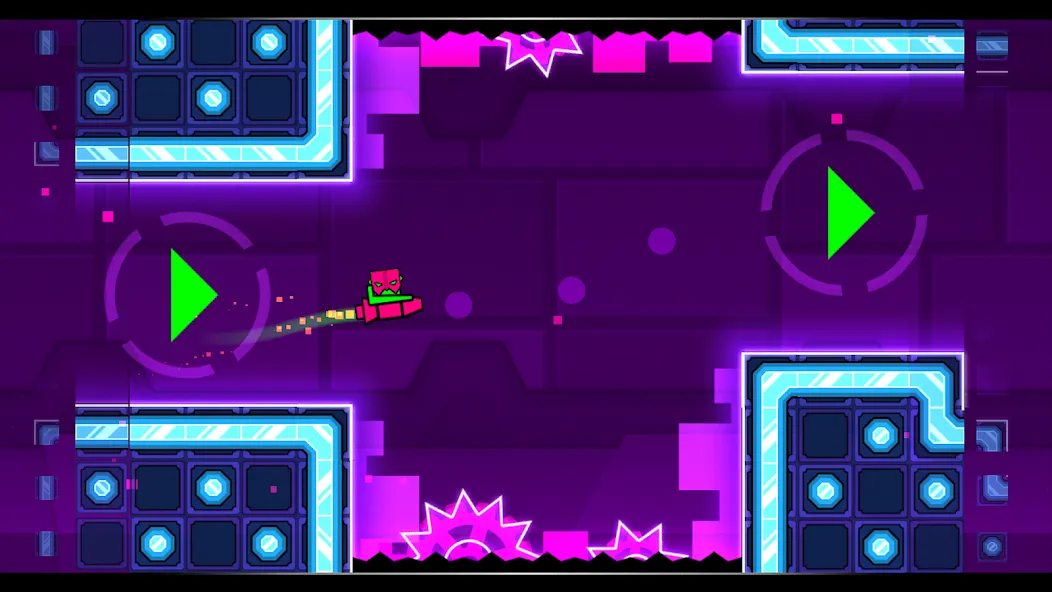 Geometry Dash Meltdown (Геометрия Дэш Мелтдаун) [МОД: Меню, Бесконечные монеты и Открытые уровни] Screenshot 3