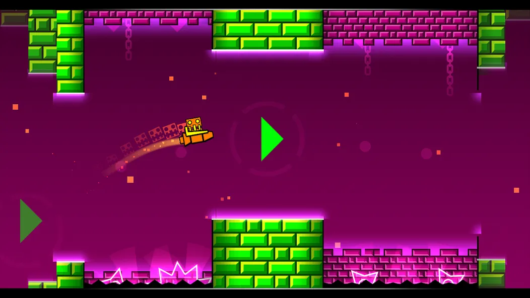 Geometry Dash Meltdown (Геометрия Дэш Мелтдаун) [МОД: Меню, Бесконечные монеты и Открытые уровни] Screenshot 5