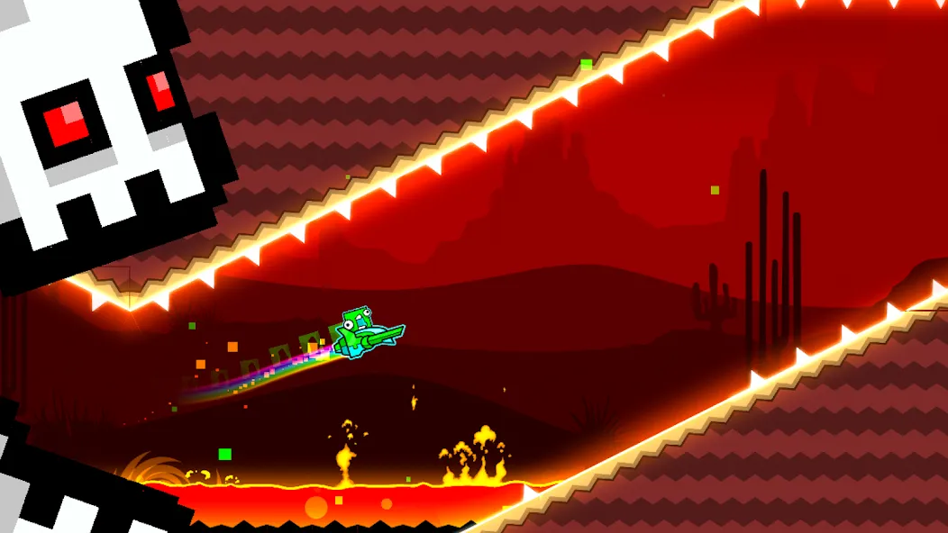 Geometry Dash SubZero (Геометрия Даш СабЗеро) [МОД: Меню, Бесконечные монеты и Открытые уровни] Screenshot 2