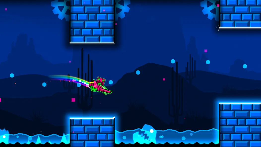 Geometry Dash SubZero (Геометрия Даш СабЗеро) [МОД: Меню, Бесконечные монеты и Открытые уровни] Screenshot 4