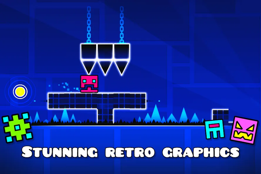 Geometry Dash Lite (Геометрия Дэш Лайт) [МОД: Много монет, Открытые уровни и Мега MOD] Screenshot 3