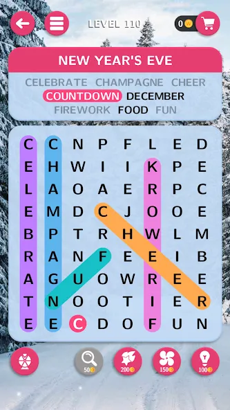 World of Word Search [МОД: Все открыто, Дополнительные деньги и Меню MOD] Screenshot 3