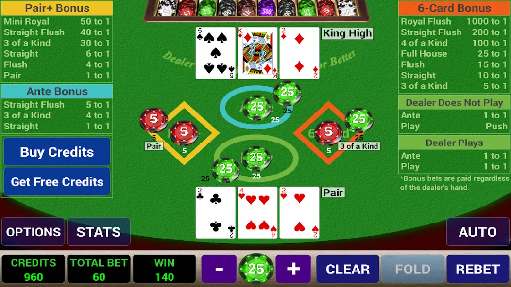 Ace 3-Card Poker (эйс 3) [МОД: Много денег, Монет и Все открыто] Screenshot 3