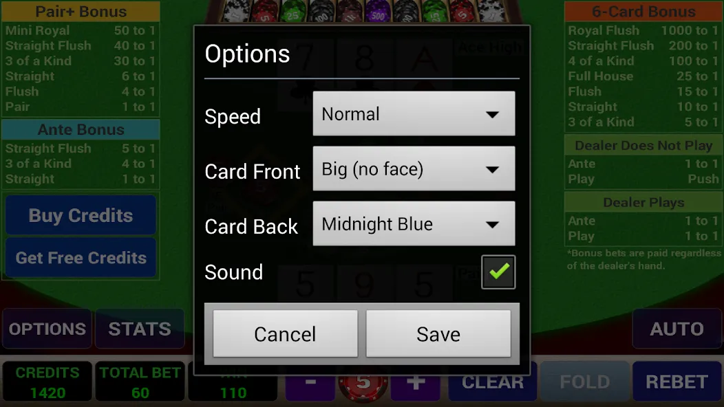 Ace 3-Card Poker (эйс 3) [МОД: Много денег, Монет и Все открыто] Screenshot 4