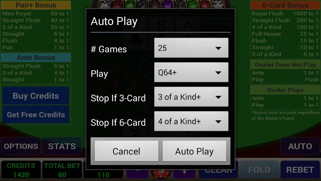 Ace 3-Card Poker (эйс 3) [МОД: Много денег, Монет и Все открыто] Screenshot 5