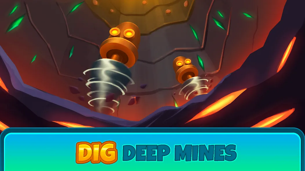 Deep Town: Idle Mining Tycoon (Дип Таун) [МОД: Бесконечные деньги, Монеты и Мега MOD] Screenshot 4