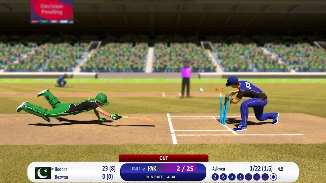 RVG Real World Cricket Game 3D (РВГ Реальная Мировая Крикетная Игра 3D) [МОД: Много монет, Открытые уровни и Мега MOD] Screenshot 1