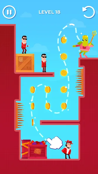 Drawmaster (Дроумастер) [МОД: Много монет, Открытые уровни и Мега MOD] Screenshot 1