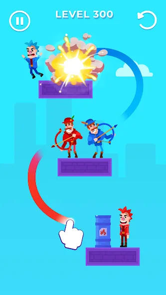 Drawmaster (Дроумастер) [МОД: Много монет, Открытые уровни и Мега MOD] Screenshot 3
