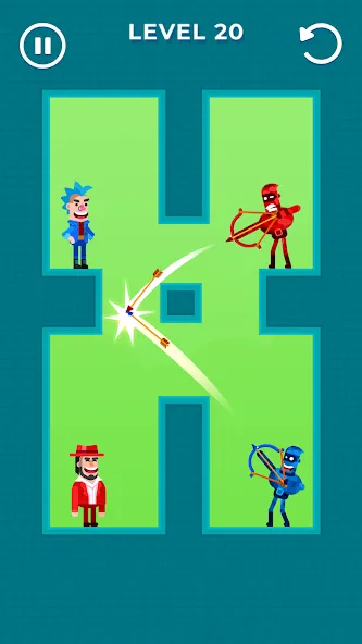 Drawmaster (Дроумастер) [МОД: Много монет, Открытые уровни и Мега MOD] Screenshot 4