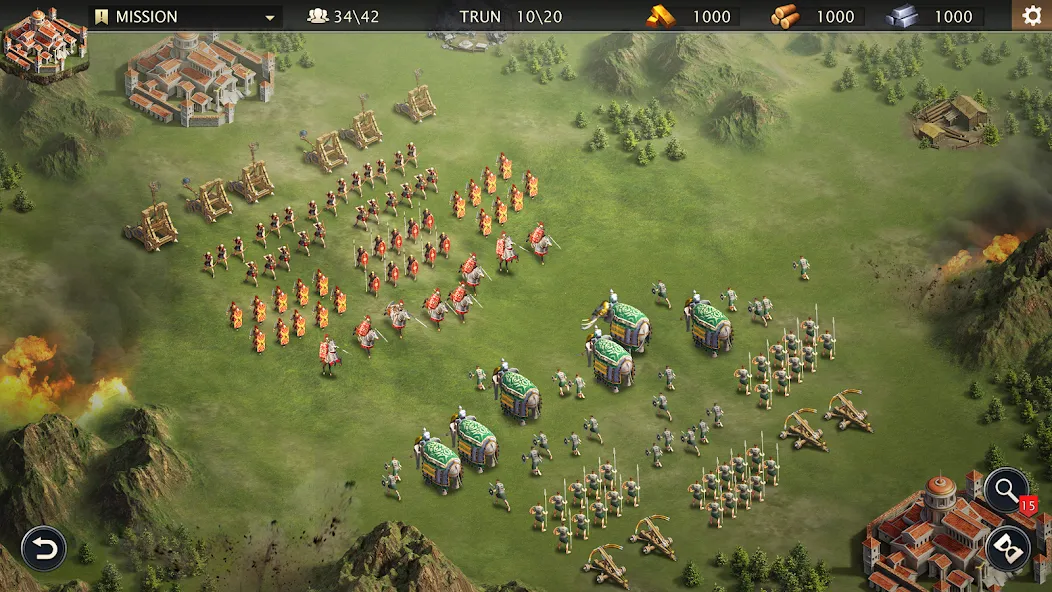 Grand War: Rome Strategy Games (Гранд Вар) [МОД: Много монет, Открытые уровни и Мега MOD] Screenshot 4