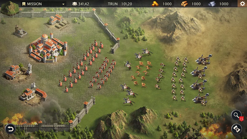 Grand War: Rome Strategy Games (Гранд Вар) [МОД: Много монет, Открытые уровни и Мега MOD] Screenshot 5