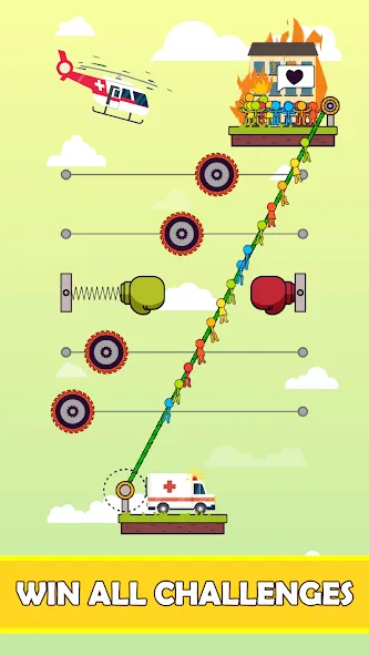 Rope Puzzle (Роуп Паззл) [МОД: Бесконечные деньги, Монеты и Мега MOD] Screenshot 5