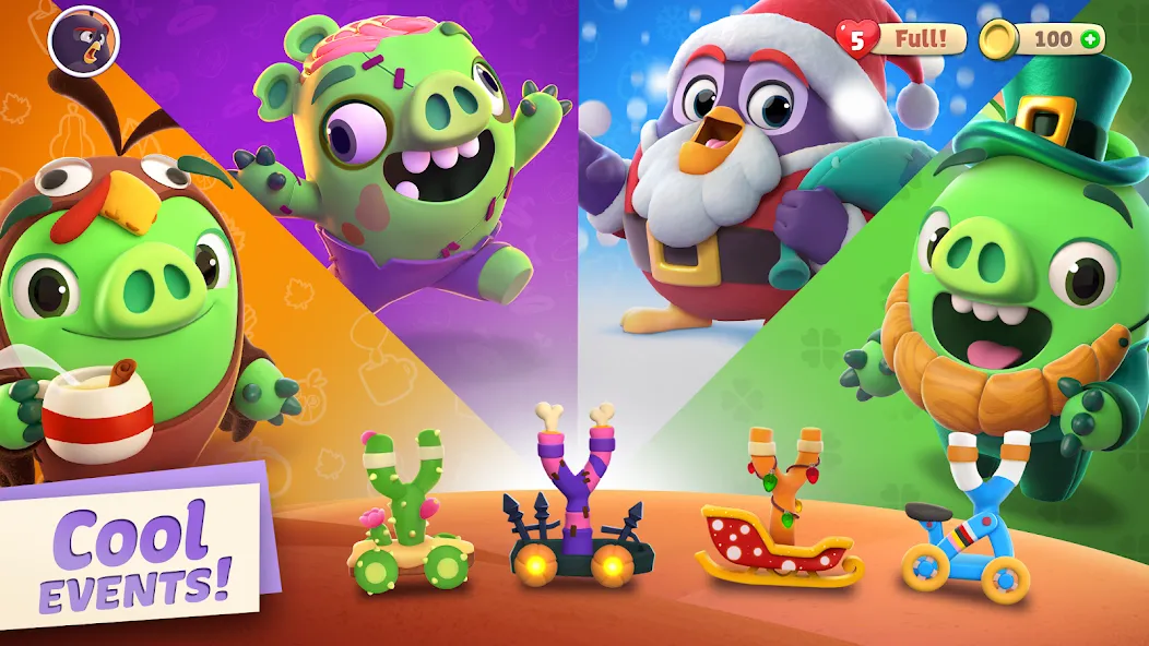 Angry Birds Journey (Энгри Бердс Джорни) [МОД: Много монет, Открытые уровни и Мега MOD] Screenshot 3