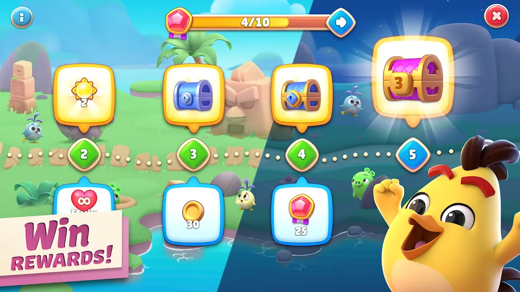 Angry Birds Journey (Энгри Бердс Джорни) [МОД: Много монет, Открытые уровни и Мега MOD] Screenshot 4