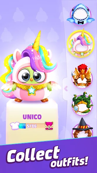 Angry Birds Match 3 (Энгри Бердс Матч 3) [МОД: Меню, Бесконечные монеты и Открытые уровни] Screenshot 3