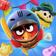 Скачать Angry Birds Match 3 (Энгри Бердс Матч 3) [МОД: Меню, Бесконечные монеты и Открытые уровни] | Взлом Angry Birds Match 3 на Андроид