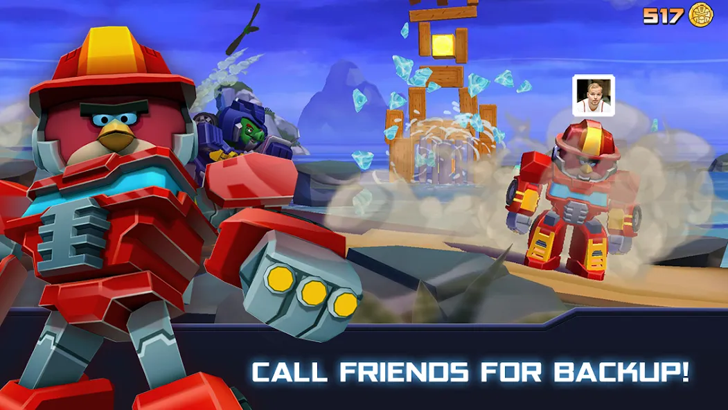 Angry Birds Transformers (Энгри Брдс Трансформеры) [МОД: Все открыто, Дополнительные деньги и Меню MOD] Screenshot 3