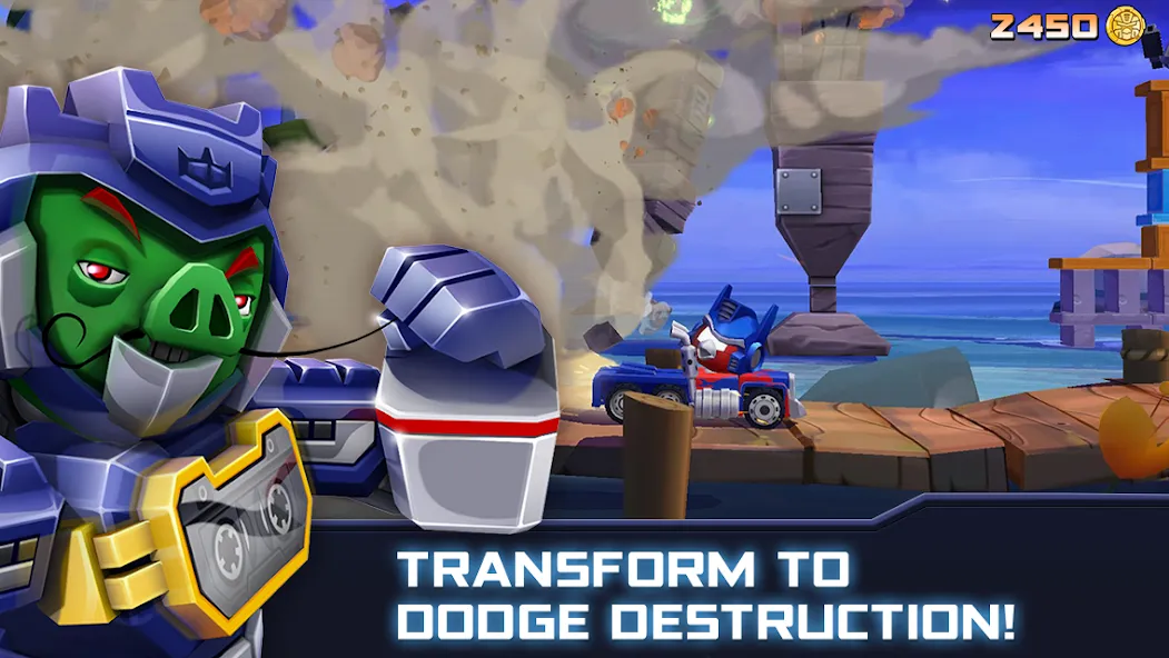 Angry Birds Transformers (Энгри Брдс Трансформеры) [МОД: Все открыто, Дополнительные деньги и Меню MOD] Screenshot 4