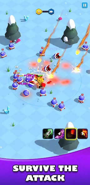 Idle Warrior Defence RPG (Айдл Вариор Дефенс РПГ) [МОД: Все открыто, Дополнительные деньги и Меню MOD] Screenshot 2