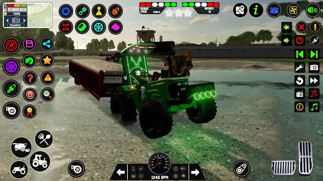 Indian Tractor Farming Games [МОД: Меню, Бесконечные монеты и Открытые уровни] Screenshot 3
