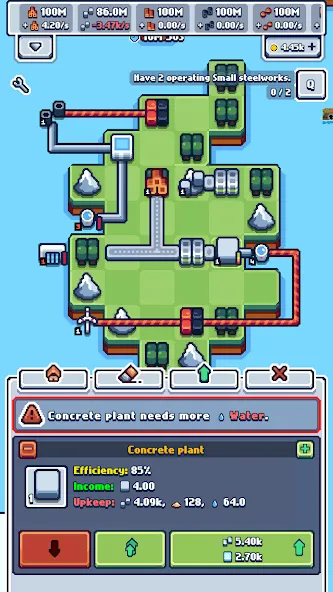 Production Chain Tycoon (Продакшн Чейн Тайкун) [МОД: Много денег, Монет и Все открыто] Screenshot 2