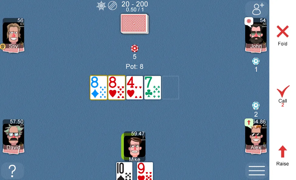 Poker Online [МОД: Много денег, Монет и Все открыто] Screenshot 3