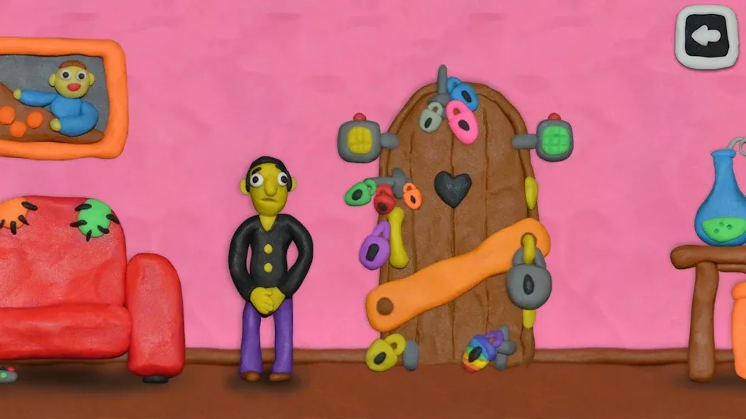 12 LOCKS: Plasticine room [МОД: Все открыто, Дополнительные деньги и Меню MOD] Screenshot 2