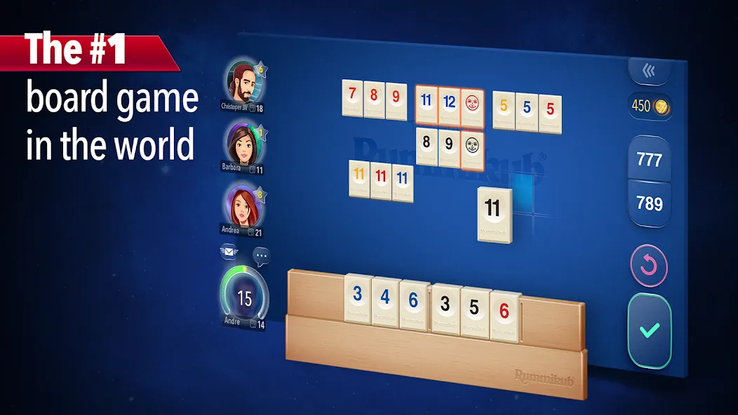 Rummikub® (Руммикуб) [МОД: Все открыто, Дополнительные деньги и Меню MOD] Screenshot 2