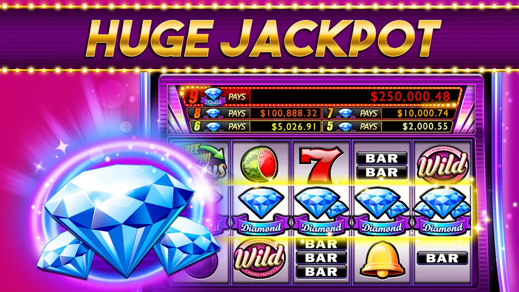 Casino Frenzy - Slot Machines (Казино Френзи) [МОД: Бесконечные деньги, Монеты и Мега MOD] Screenshot 2
