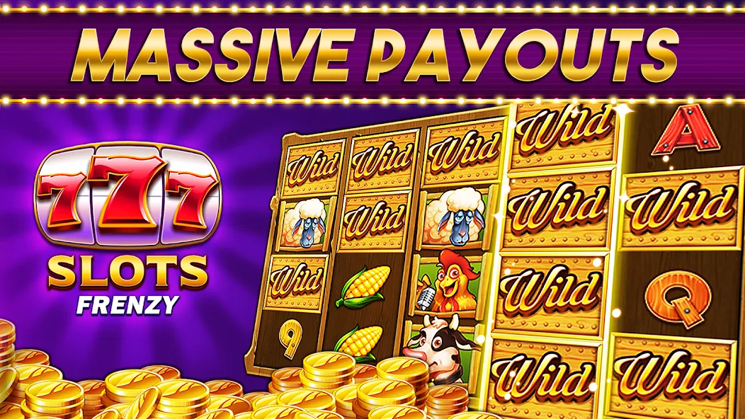 Casino Frenzy - Slot Machines (Казино Френзи) [МОД: Бесконечные деньги, Монеты и Мега MOD] Screenshot 4