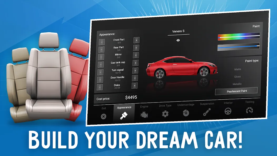 Car Company Tycoon (Кар Компани Тайкун) [МОД: Много монет, Открытые уровни и Мега MOD] Screenshot 1