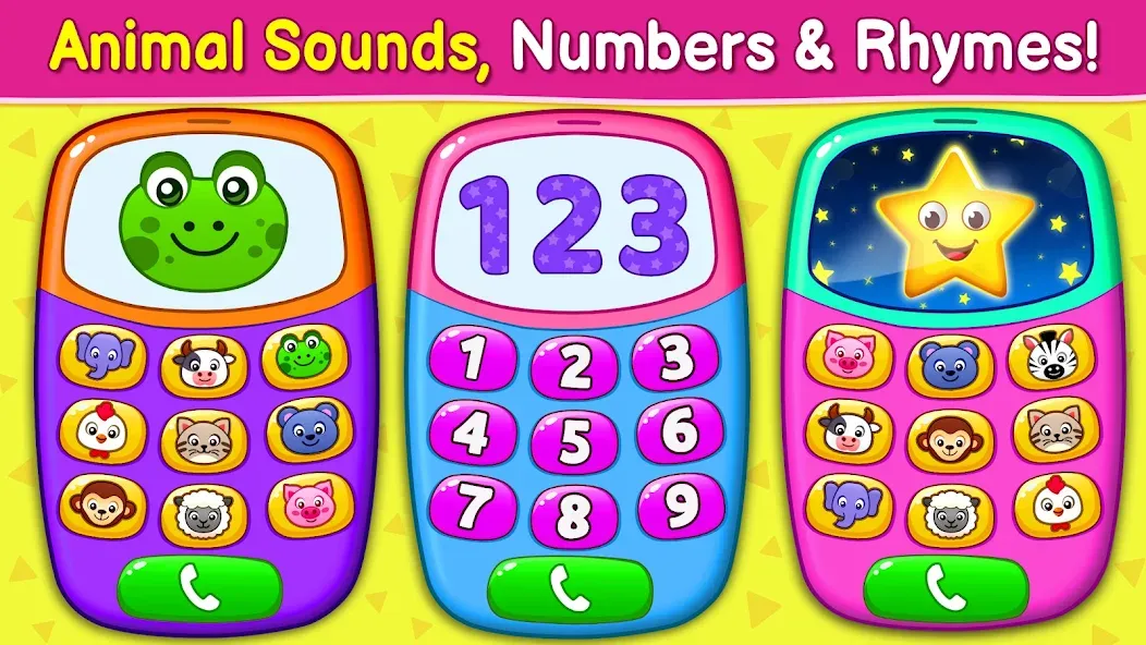 Baby Games: Piano & Baby Phone (Бейби Геймс) [МОД: Много денег, Монет и Все открыто] Screenshot 1