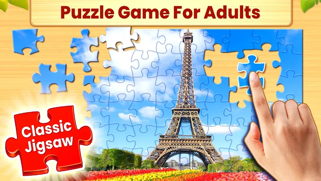 Jigsaw Puzzles: Picture Puzzle [МОД: Меню, Бесконечные монеты и Открытые уровни] Screenshot 1