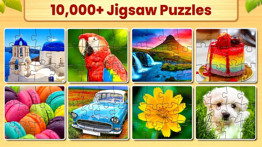 Jigsaw Puzzles: Picture Puzzle [МОД: Меню, Бесконечные монеты и Открытые уровни] Screenshot 2